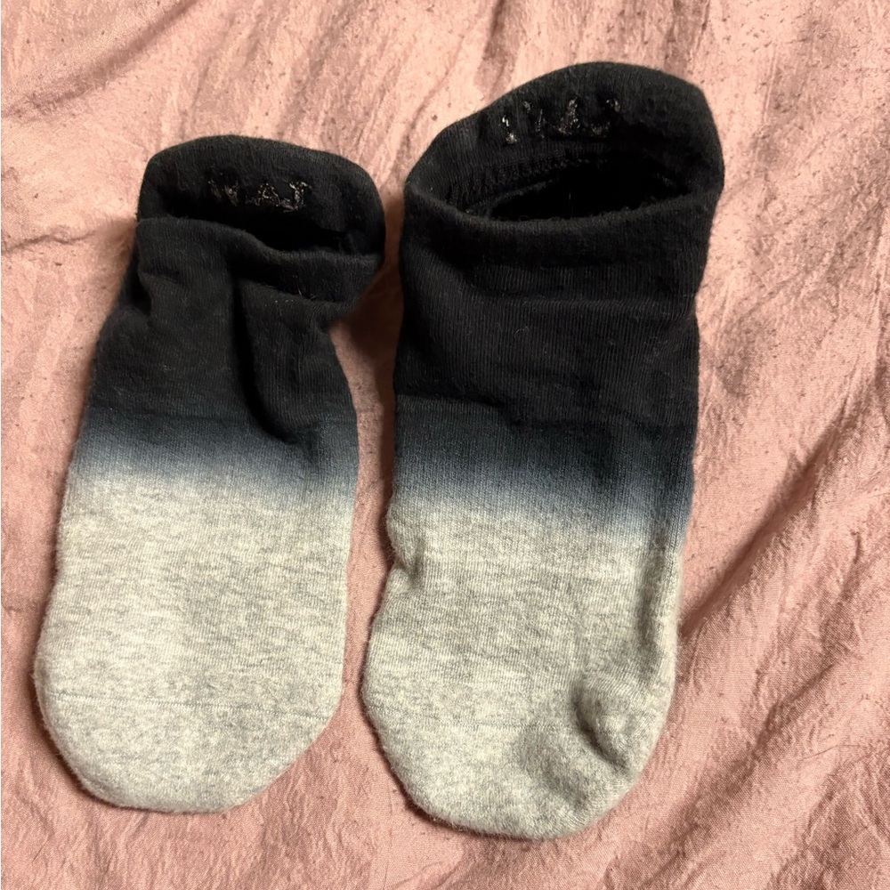 EUC Pure Barre grip socks.